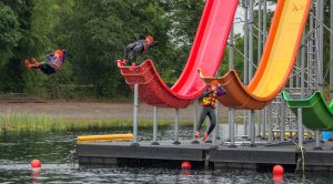 water park rides at the Lake Kilrea